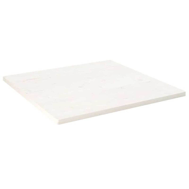 vidaXL fehér tömör fenyőfa ovális asztallap 70x70x2,5 cm