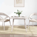 vidaXL fehér tömör fenyőfa ovális asztallap 70x70x2,5 cm