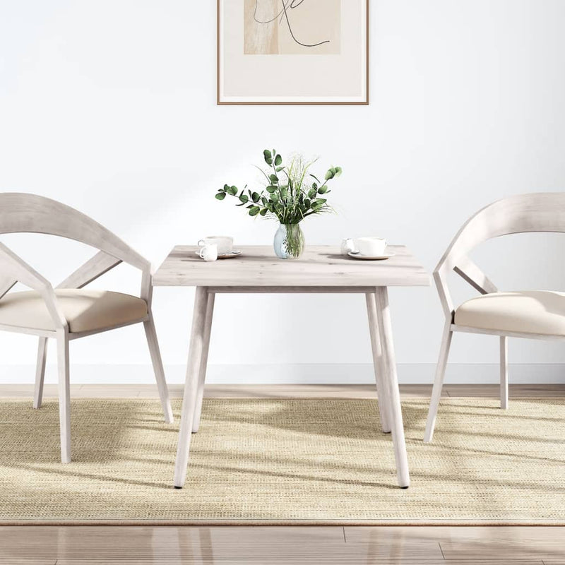 vidaXL fehér tömör fenyőfa ovális asztallap 70x70x2,5 cm