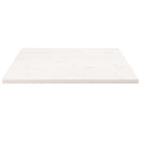 vidaXL fehér tömör fenyőfa ovális asztallap 70x70x2,5 cm