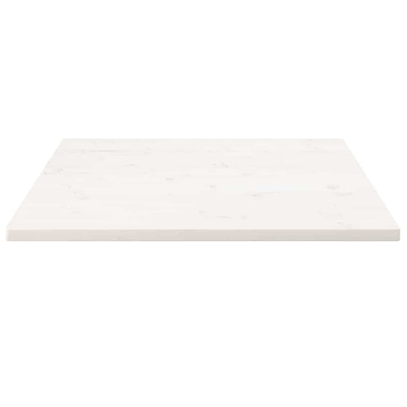 vidaXL fehér tömör fenyőfa ovális asztallap 70x70x2,5 cm