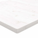 vidaXL fehér tömör fenyőfa ovális asztallap 70x70x2,5 cm