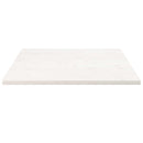 vidaXL fehér tömör fenyőfa ovális asztallap 80x80x2,5 cm