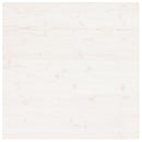 vidaXL fehér tömör fenyőfa ovális asztallap 80x80x2,5 cm