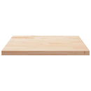 vidaXL tömör fenyőfa négyszögű asztallap 90 x 90 x 2,5 cm