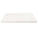 vidaXL fehér tömör fenyőfa ovális asztallap 90x90x2,5 cm