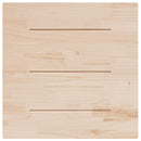 vidaXL fehér tömör fenyőfa ovális asztallap 90x90x2,5 cm