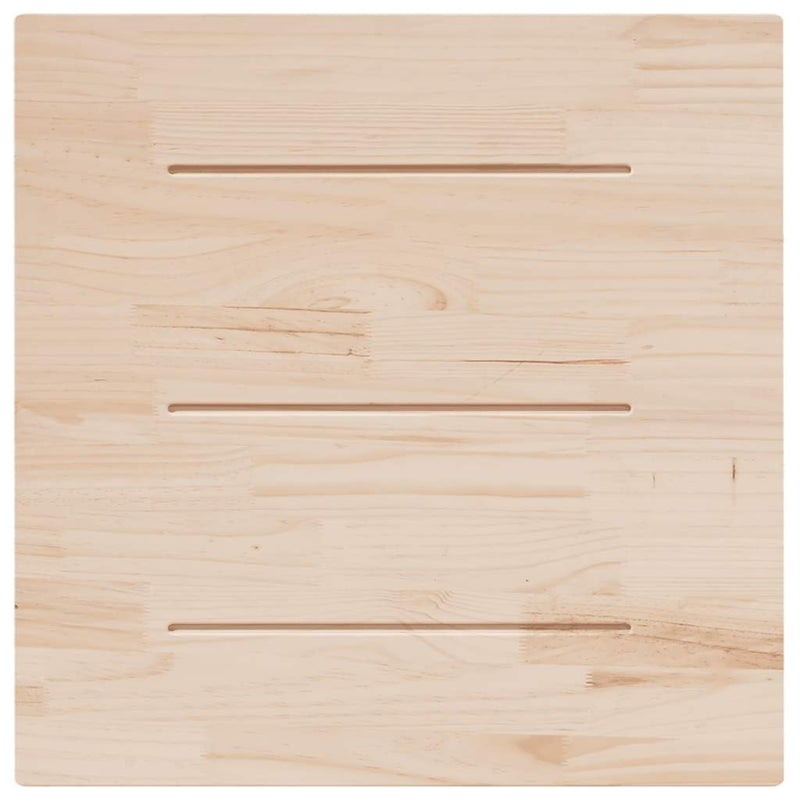 vidaXL fehér tömör fenyőfa ovális asztallap 90x90x2,5 cm