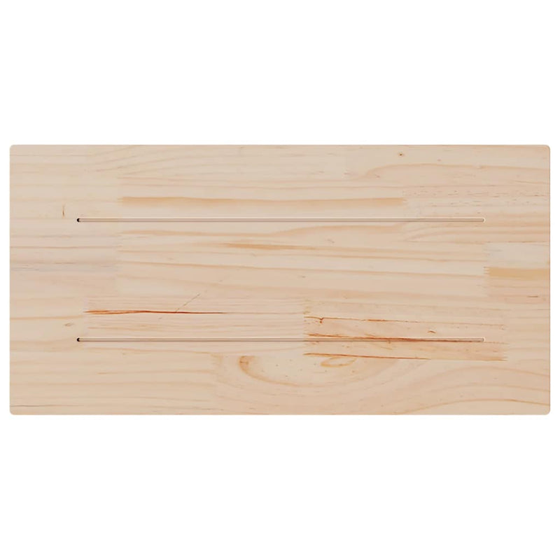 vidaXL tömör fenyőfa téglalap alakú asztallap 80 x 40 x 2,5 cm