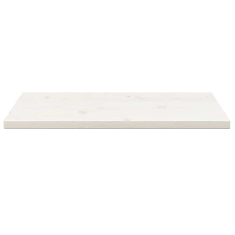 vidaXL fehér tömör fenyőfa téglalap alakú asztallap 80 x 40 x 2,5 cm