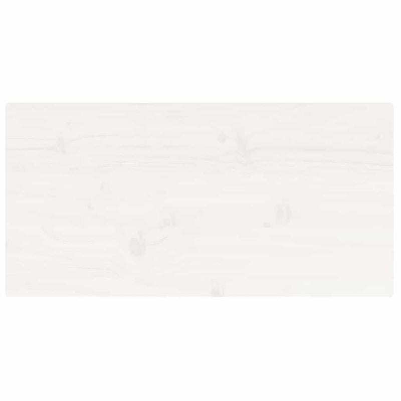 vidaXL fehér tömör fenyőfa téglalap alakú asztallap 80 x 40 x 2,5 cm