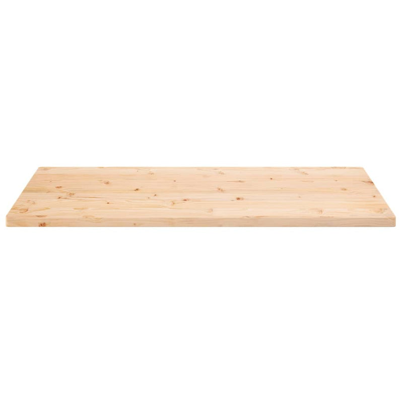 vidaXL tömör fenyőfa téglalap alakú asztallap 100 x 50 x 2,5 cm