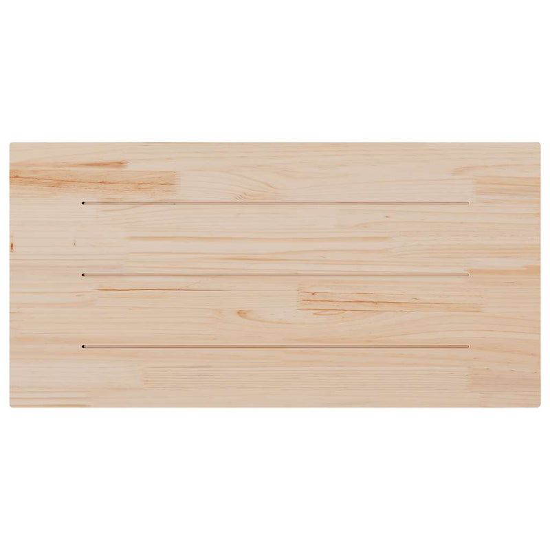 vidaXL tömör fenyőfa téglalap alakú asztallap 100 x 50 x 2,5 cm
