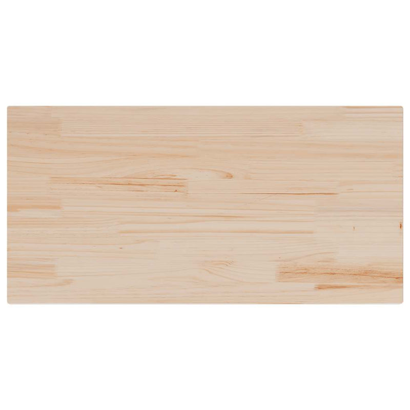vidaXL tömör fenyőfa téglalap alakú asztallap 100 x 50 x 2,5 cm