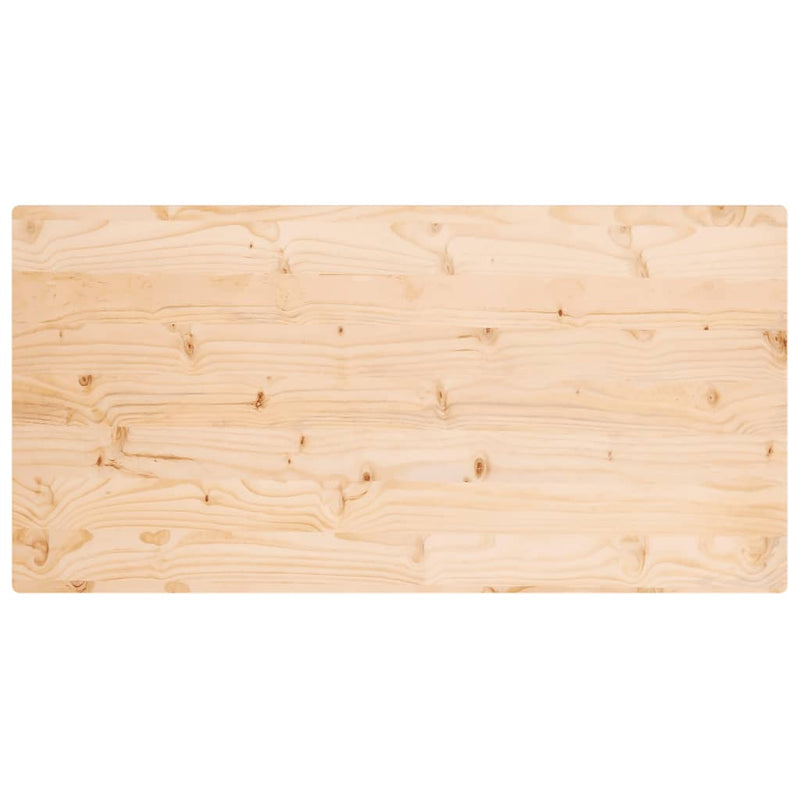 vidaXL tömör fenyőfa téglalap alakú asztallap 110 x 55 x 2,5 cm