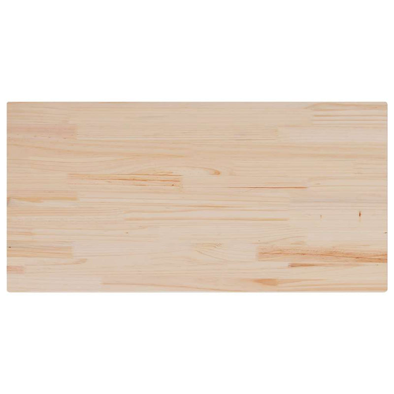 vidaXL tömör fenyőfa téglalap alakú asztallap 110 x 55 x 2,5 cm