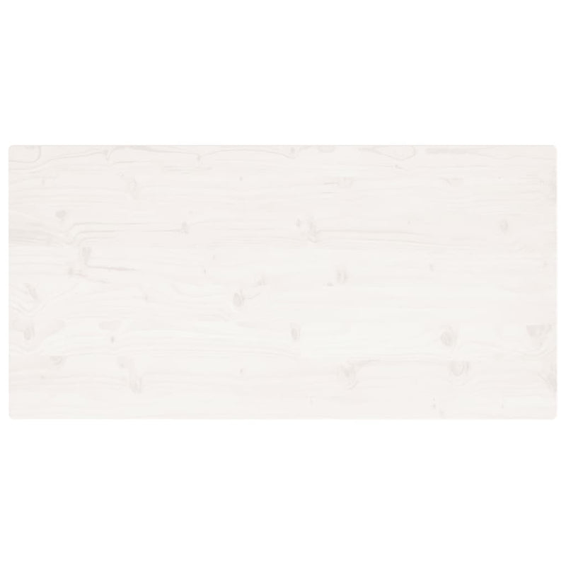 vidaXL fehér tömör fenyőfa téglalap alakú asztallap 110 x 55 x 2,5 cm