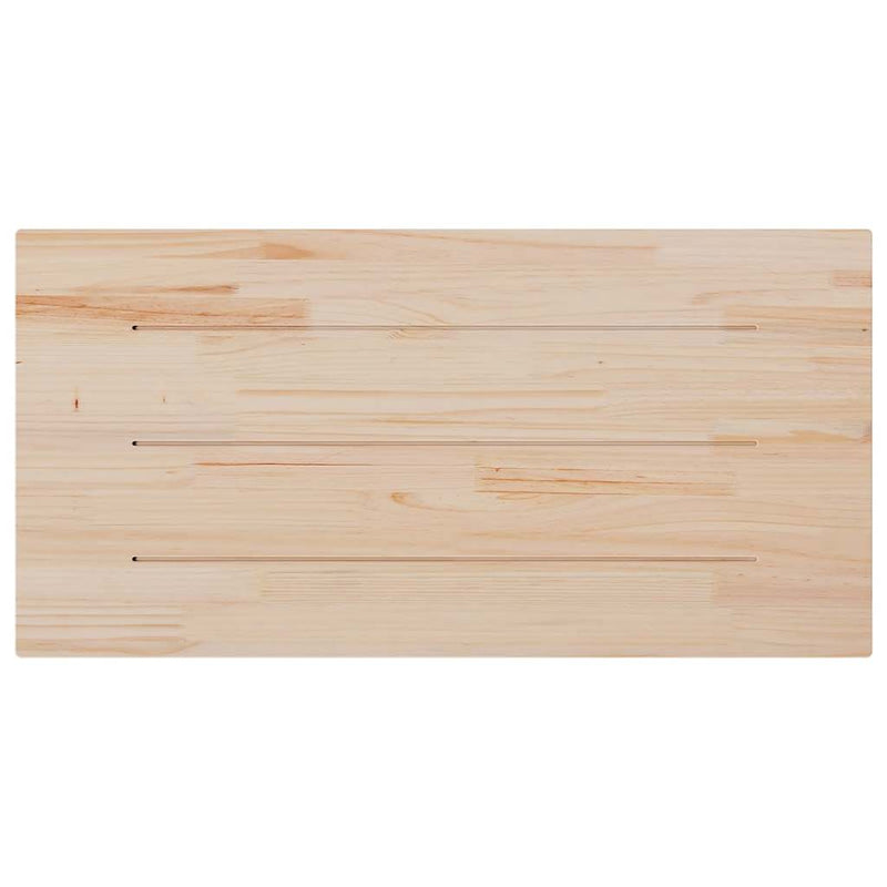 vidaXL tömör fenyőfa téglalap alakú asztallap 100 x 60 x 2,5 cm