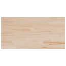 vidaXL tömör fenyőfa téglalap alakú asztallap 100 x 60 x 2,5 cm