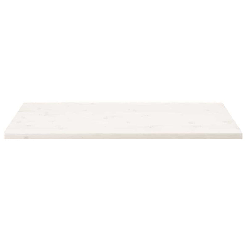 vidaXL fehér tömör fenyőfa téglalap alakú asztallap 100 x 60 x 2,5 cm