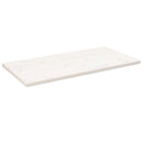 vidaXL fehér tömör fenyőfa téglalap alakú asztallap 110 x 60 x 2,5 cm