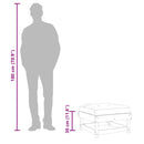 vidaXL tömör duglászfenyő kerti lábzsámoly párnákkal