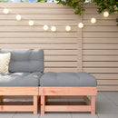 vidaXL tömör duglászfenyő kerti lábzsámoly párnákkal