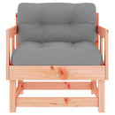 vidaXL 2 db tömör duglászfenyő kerti szék párnákkal