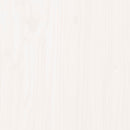 vidaXL 2 db fehér tömör fenyőfa kerti lábzsámoly párnával