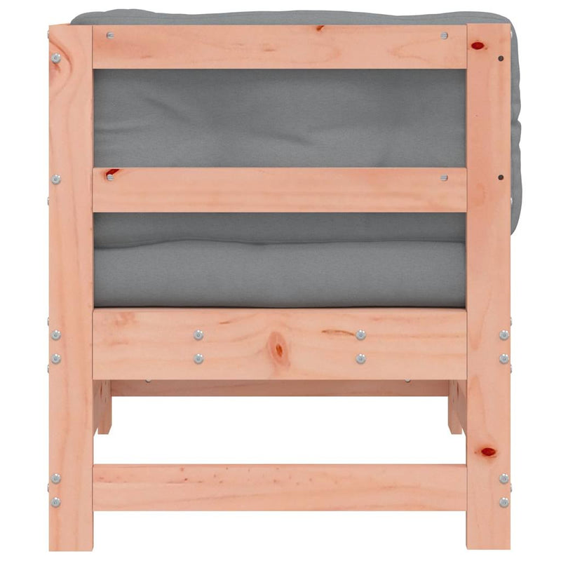 vidaXL tömör duglászfenyő sarokkanapé párnákkal