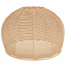 vidaXL vas és papír mennyezeti lámpaernyő Ø36 x 26 cm