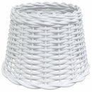 vidaXL fehér fonott mennyezeti lámpaernyő Ø30 x 20 cm