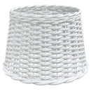 vidaXL fehér fonott mennyezeti lámpaernyő Ø40 x 26 cm