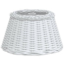vidaXL fehér fonott mennyezeti lámpaernyő Ø50 x 30 cm