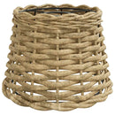 vidaXL barna fonott mennyezeti lámpaernyő Ø20 x 15 cm