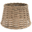 vidaXL barna fonott mennyezeti lámpaernyő Ø38 x 23 cm