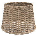 vidaXL barna fonott mennyezeti lámpaernyő Ø40 x 26 cm