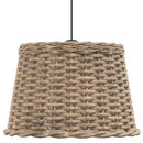 vidaXL barna fonott mennyezeti lámpaernyő Ø40 x 26 cm