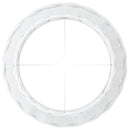 vidaXL fehér fonott lámpaernyő Ø38x23 cm