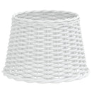 vidaXL fehér fonott lámpaernyő Ø40x26 cm