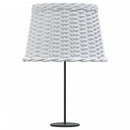 vidaXL fehér fonott lámpaernyő Ø40x26 cm