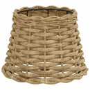 vidaXL barna fonott lámpaernyő Ø20 x 15 cm