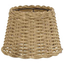 vidaXL barna fonott lámpaernyő Ø30 x 20 cm