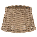 vidaXL barna fonott lámpaernyő Ø38 x 23 cm