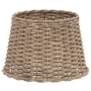 vidaXL barna fonott lámpaernyő Ø40 x 26 cm
