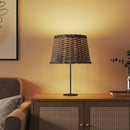 vidaXL barna fonott lámpaernyő Ø40 x 26 cm