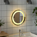 vidaXL kerek LED-es fürdőszobai tükör 30 cm