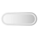 vidaXL ovális LED-es fürdőszobai tükör 40 x 15 cm