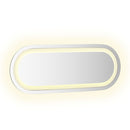 vidaXL ovális LED-es fürdőszobai tükör 40 x 15 cm