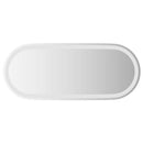 vidaXL ovális LED-es fürdőszobai tükör 90 x 40 cm